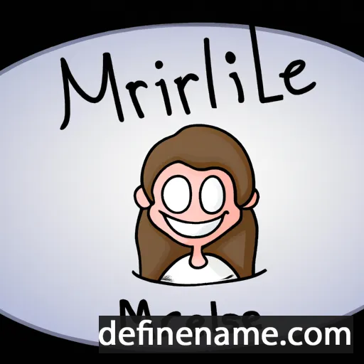 cartoon of the name Mireille