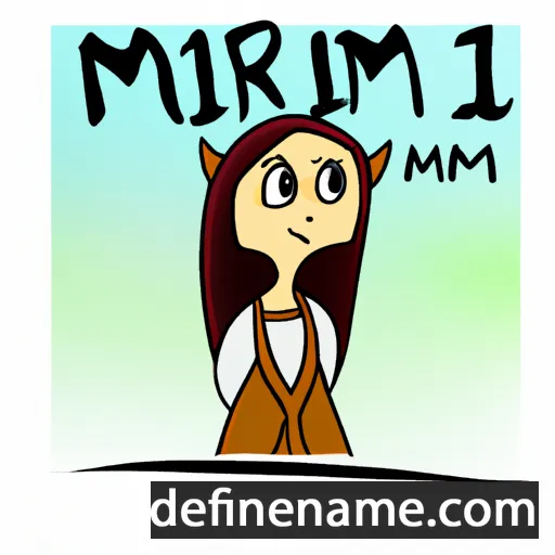 Mirjami cartoon