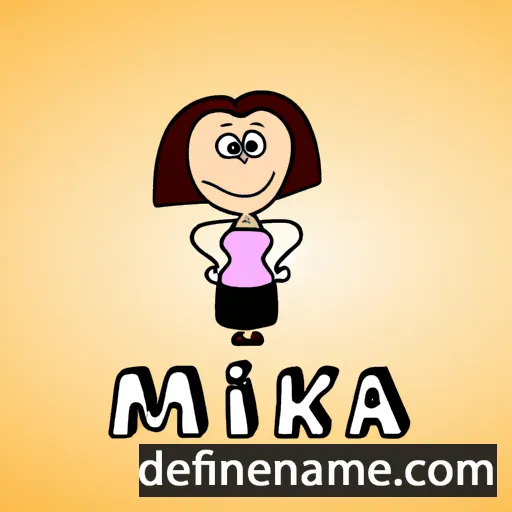 Mirka cartoon