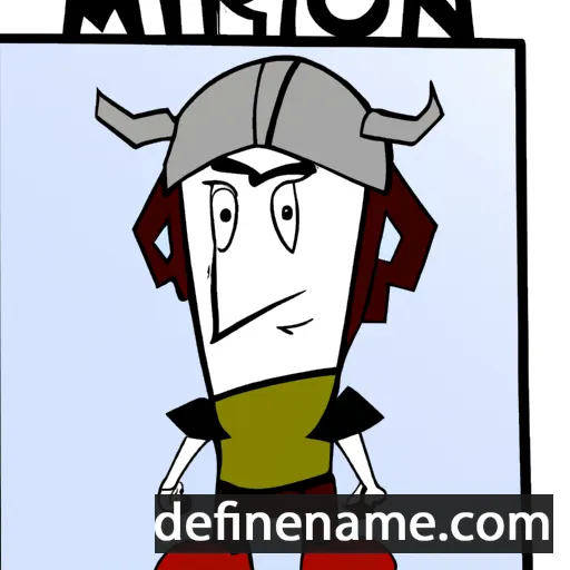 cartoon of the name Miron