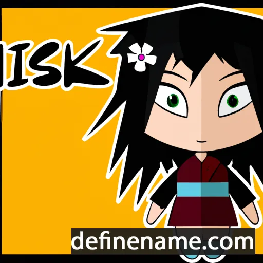 cartoon of the name Misaki