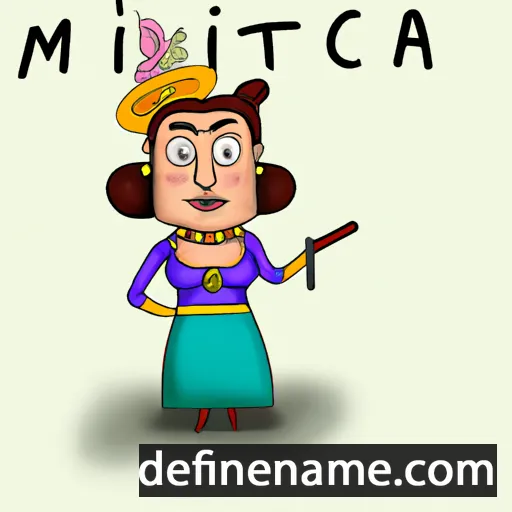 cartoon of the name Mitică