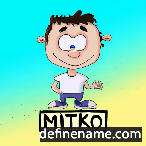 Mitko cartoon