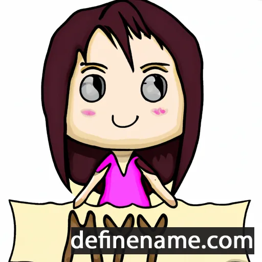 cartoon of the name Miyu