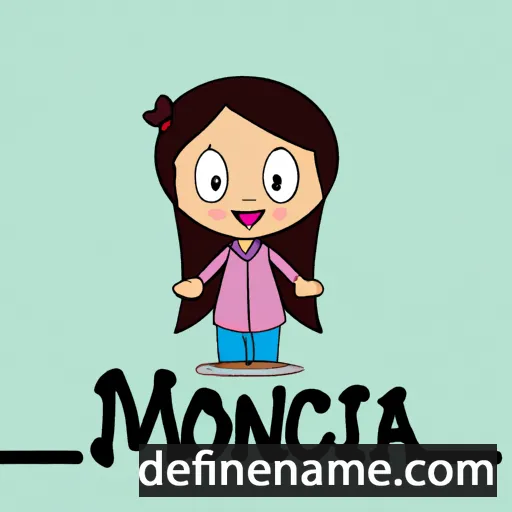 Mónica cartoon