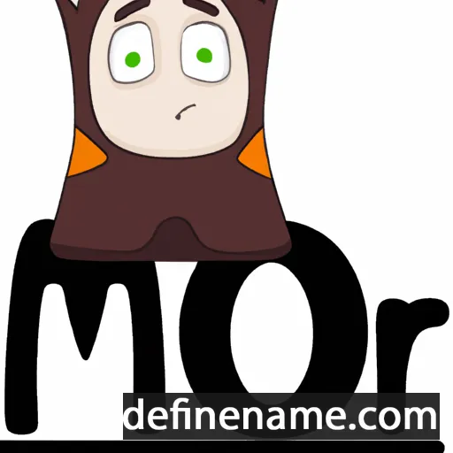 cartoon of the name Mór