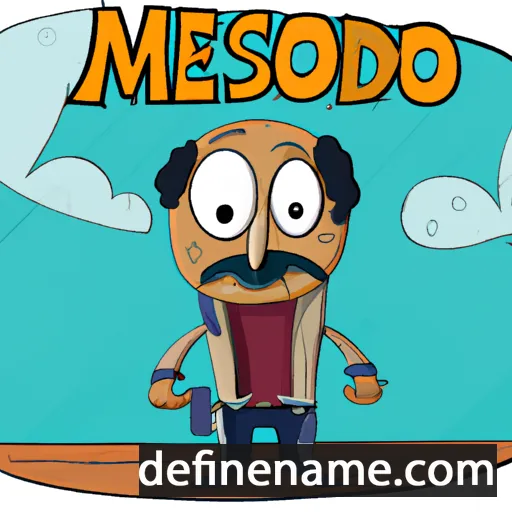 cartoon of the name Modesto