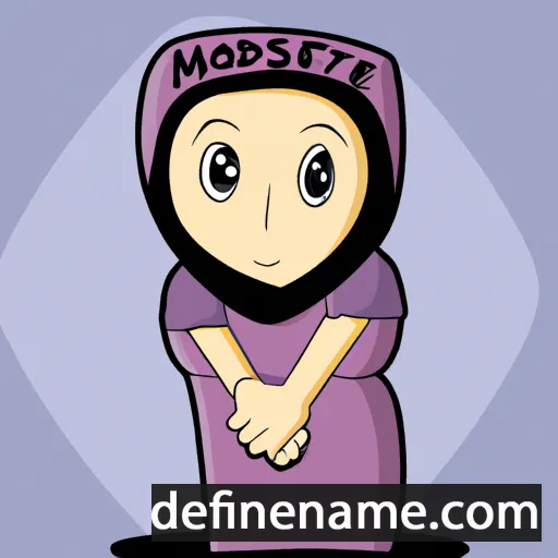 Modesty cartoon