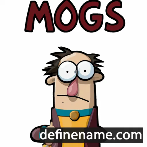 cartoon of the name Mogens