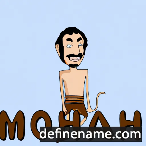 cartoon of the name Mohan