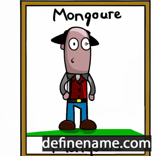 cartoon of the name Montague