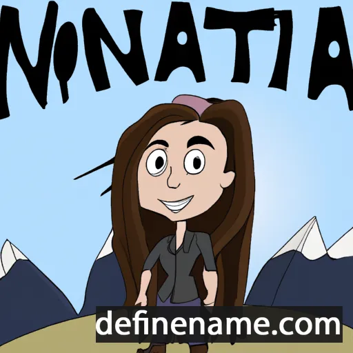 cartoon of the name Montana