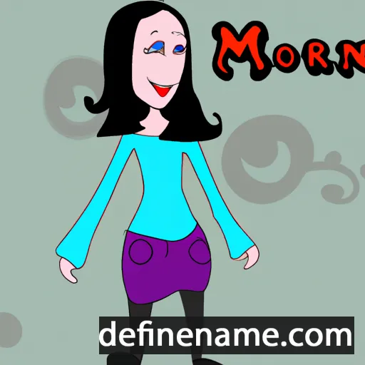 cartoon of the name Moreen