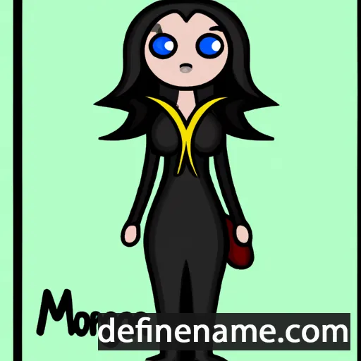 cartoon of the name Morgana