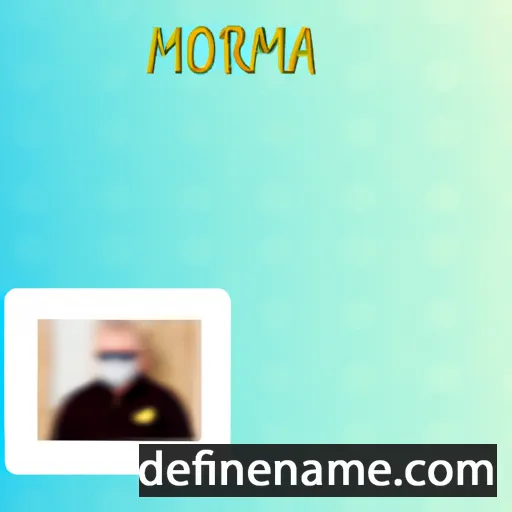 cartoon of the name Morna