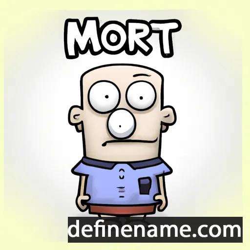 cartoon of the name Mort