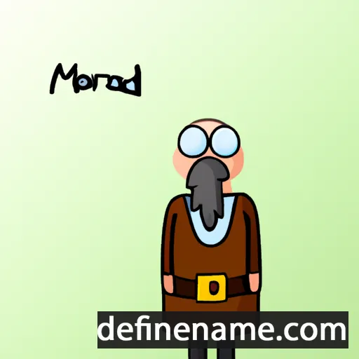 cartoon of the name Morvarid