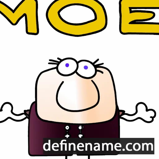 cartoon of the name Mose