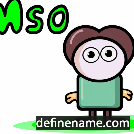 cartoon of the name Mosi