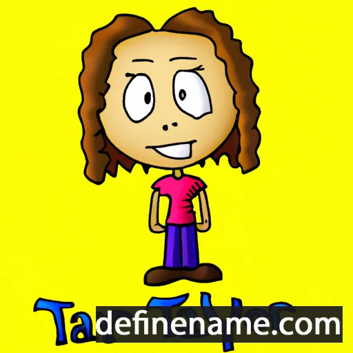 cartoon of the name Taylar