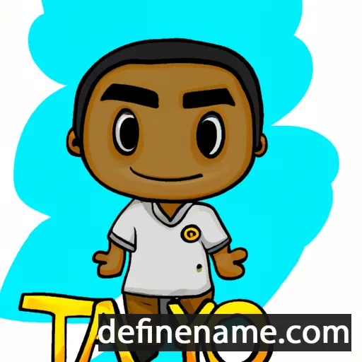 cartoon of the name Tayo