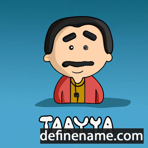 cartoon of the name Tayyab