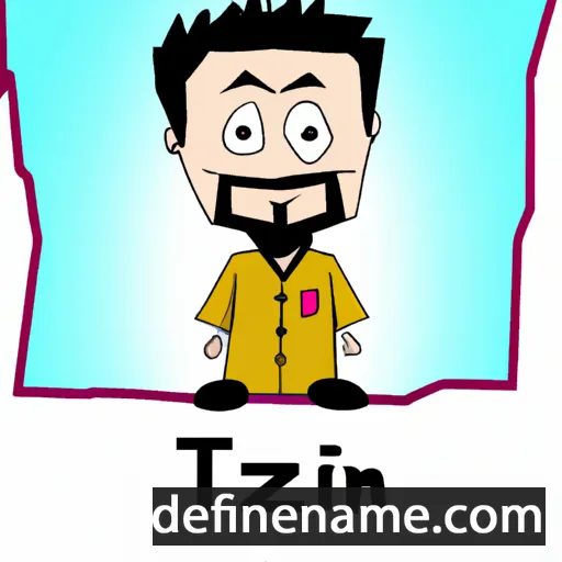 cartoon of the name Tazim