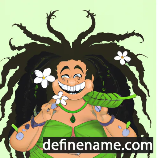 cartoon of the name Te Fiti