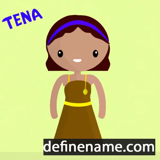 Teana cartoon