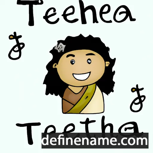 cartoon of the name Tearoha