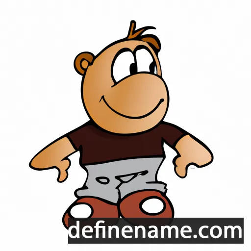 cartoon of the name Teddyson