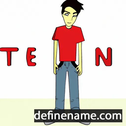 cartoon of the name Teen