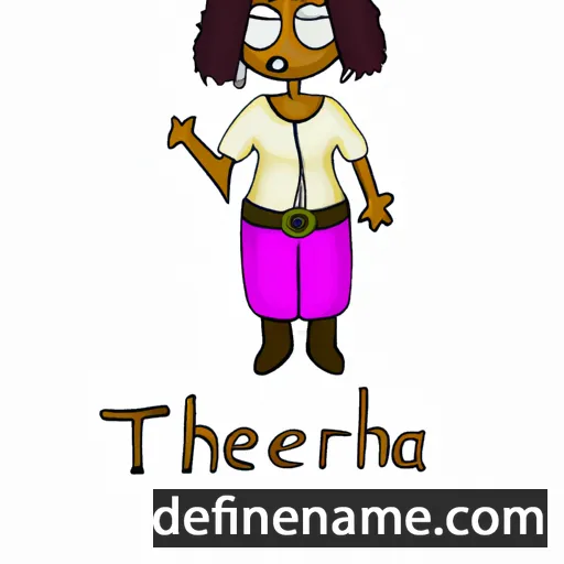 cartoon of the name Teheiura