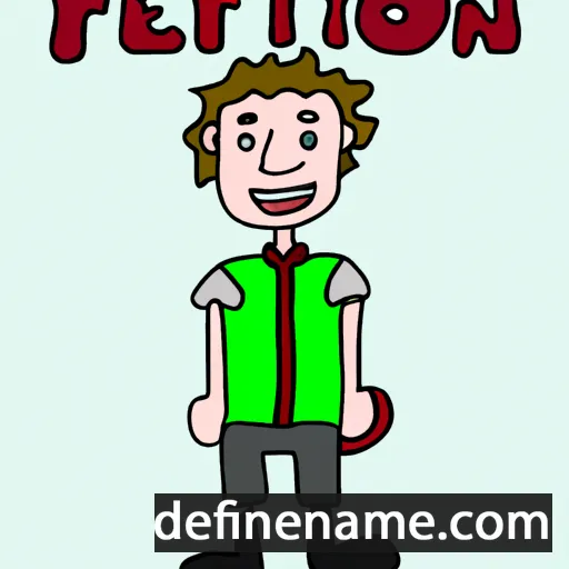 cartoon of the name Teifion