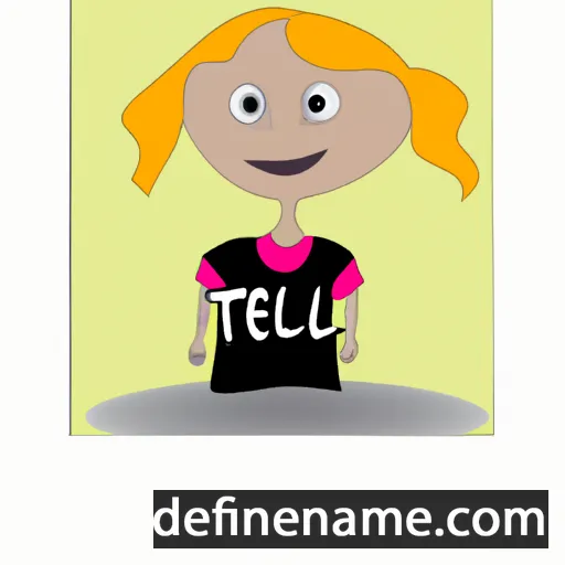 cartoon of the name Teili