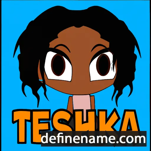 cartoon of the name Tekeisha