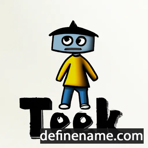 cartoon of the name Teki