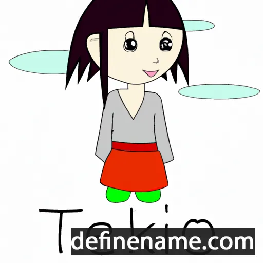 cartoon of the name Tekiko