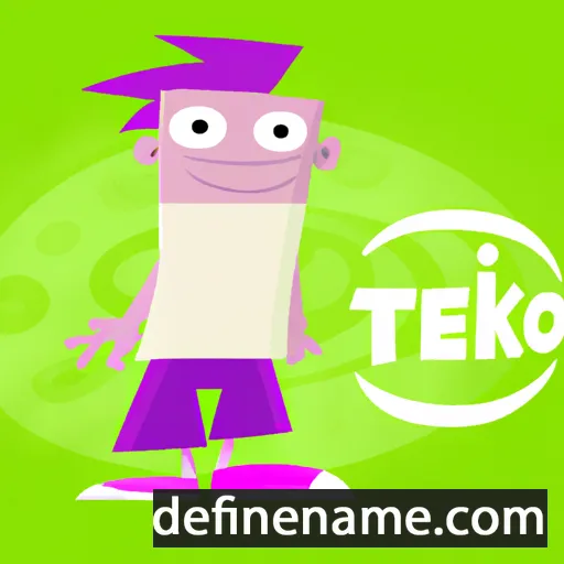 cartoon of the name Teko