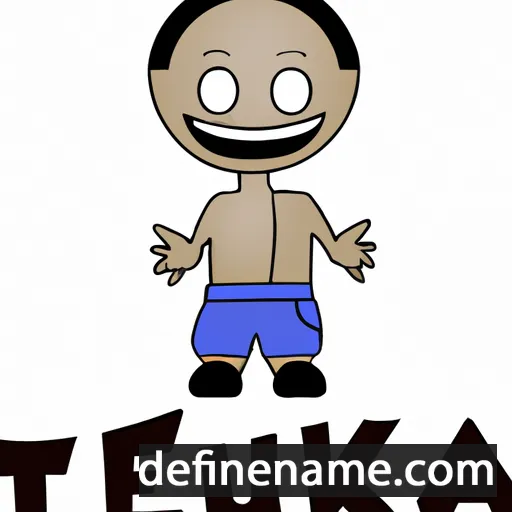 cartoon of the name Tekuna