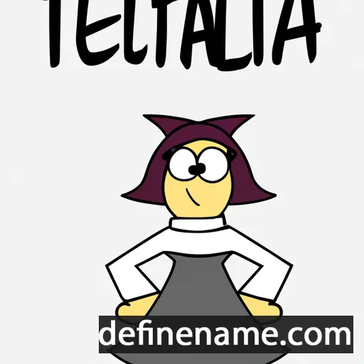 Teletta cartoon