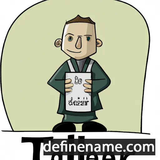 cartoon of the name Teller