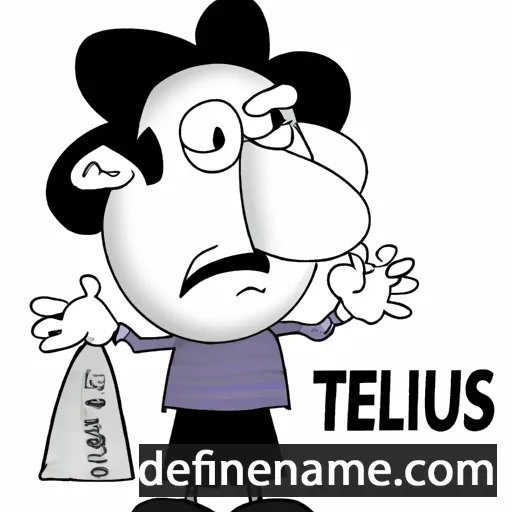 cartoon of the name Tellus