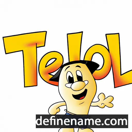 cartoon of the name Telo