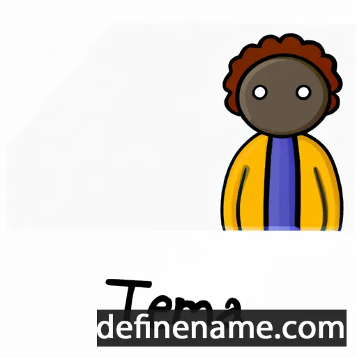 cartoon of the name Tematea