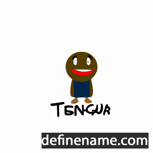 cartoon of the name Temenuga