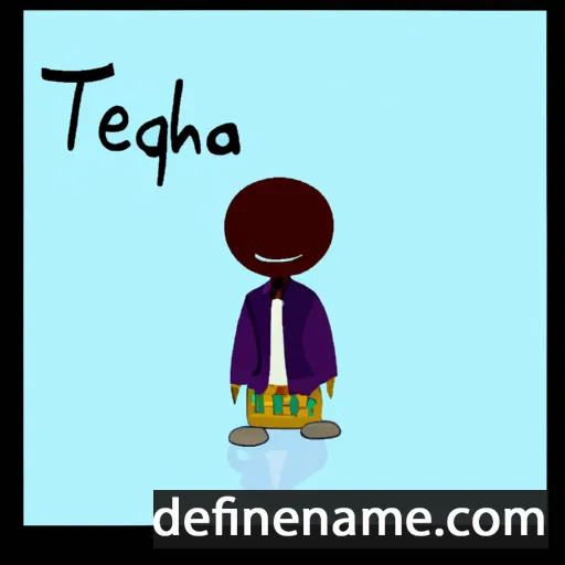 cartoon of the name Temequah