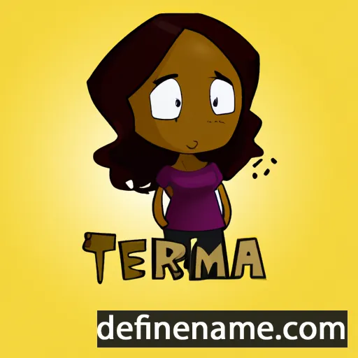 cartoon of the name Temira