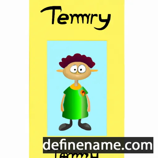 cartoon of the name Temiraliy