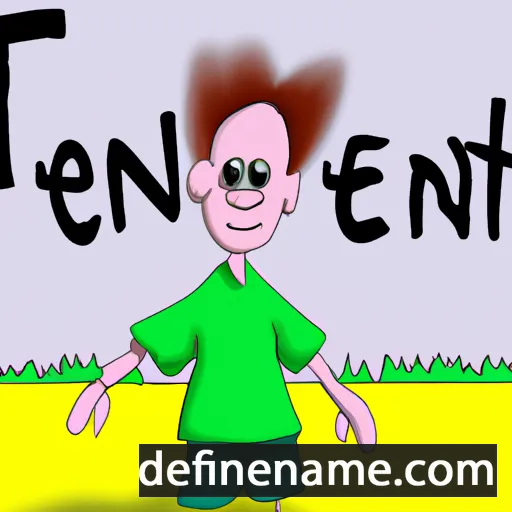 cartoon of the name Tenenet